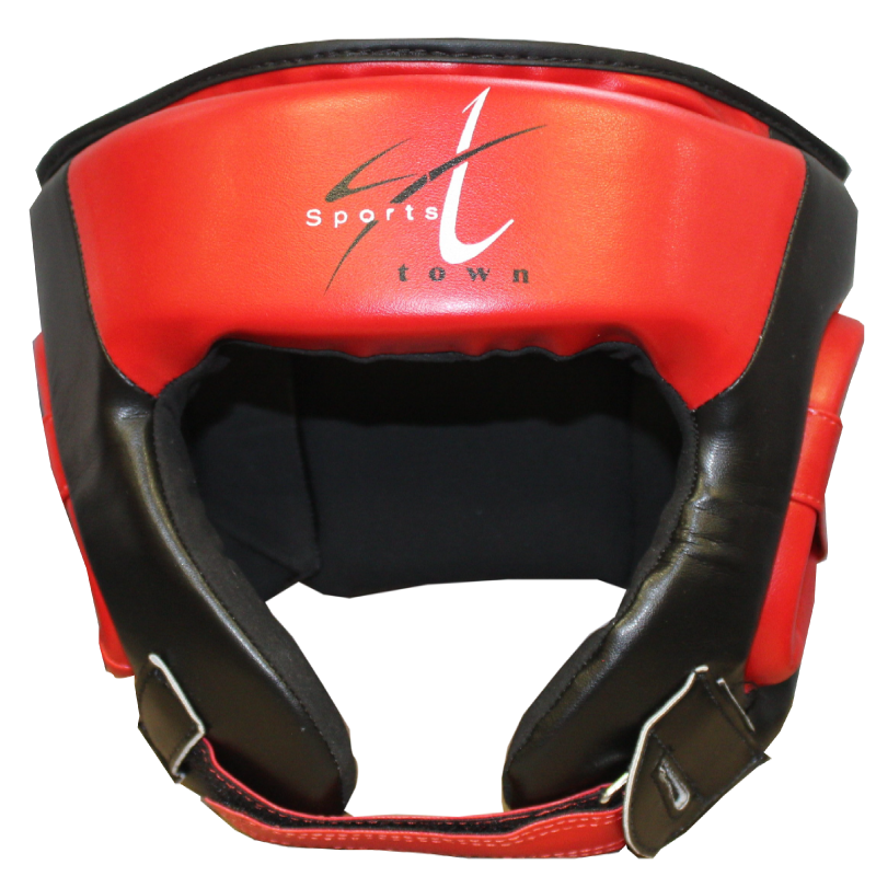 Boxing Head Gear Red Sports Town Martial Arts Supply